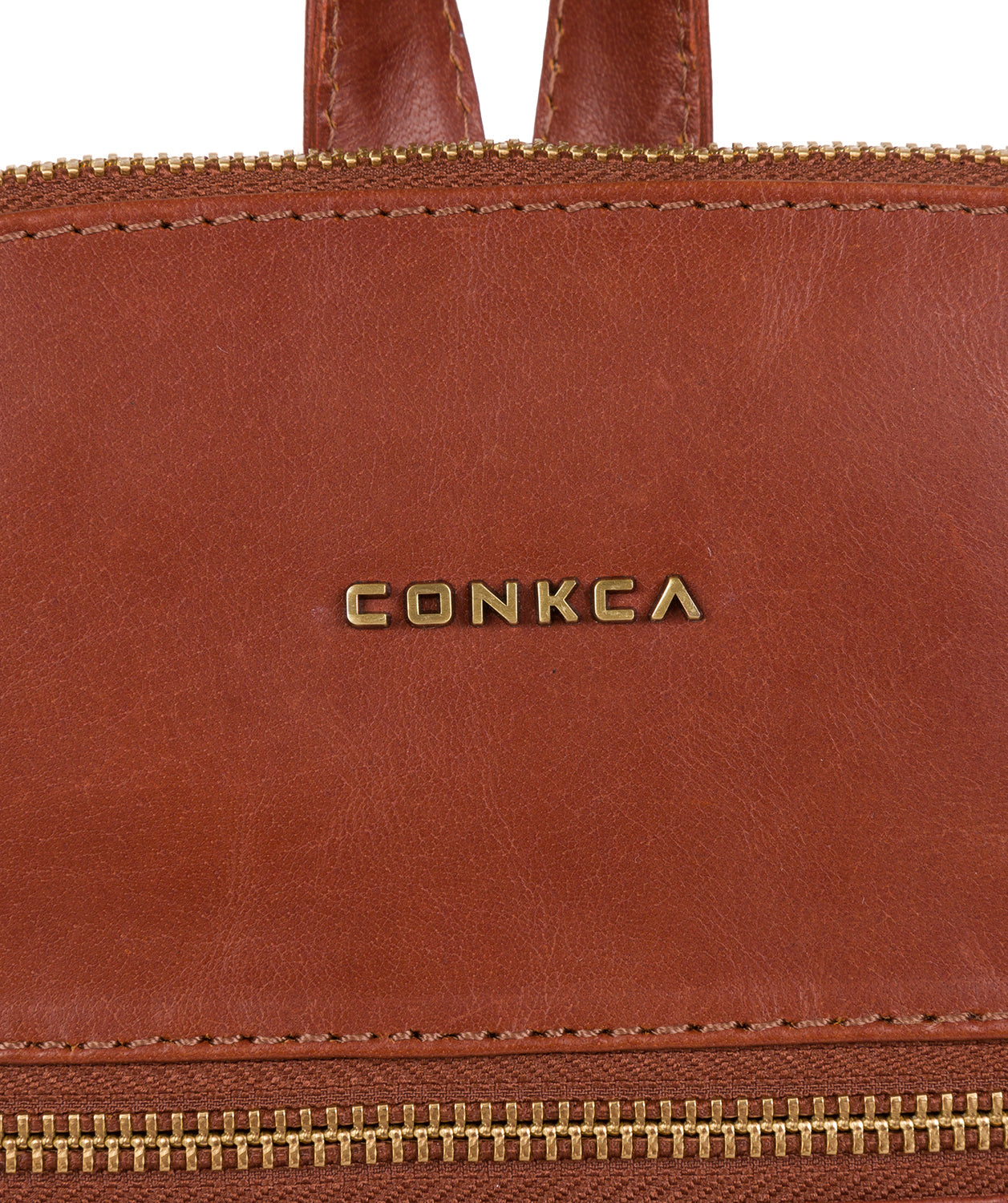 'Grove' Cognac Leather Backpack