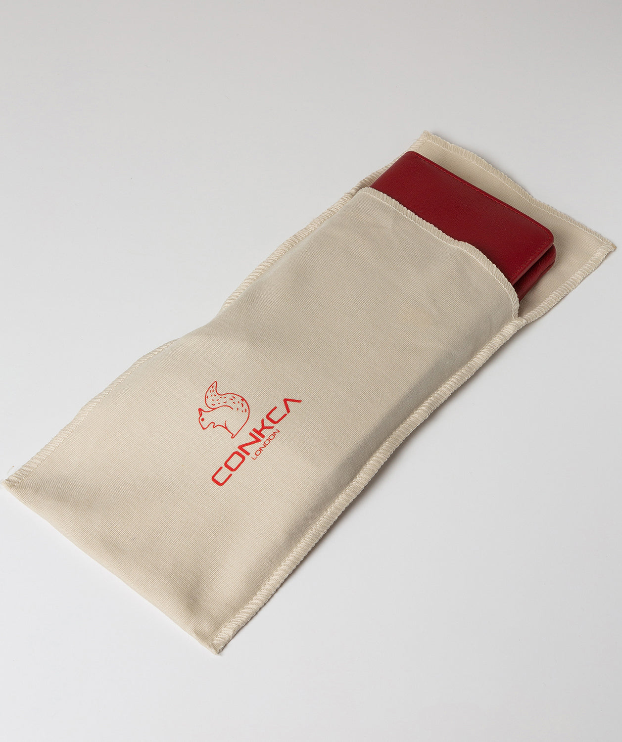 'Mavor' Red Leather Purse image 8