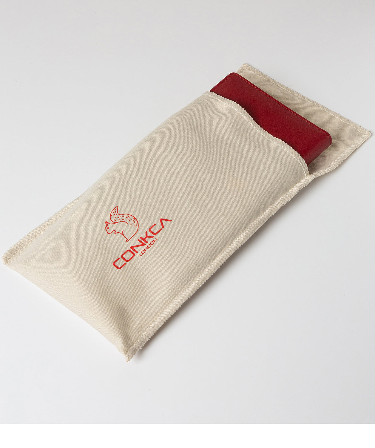 'Kaif' Red Leather Purse image 8