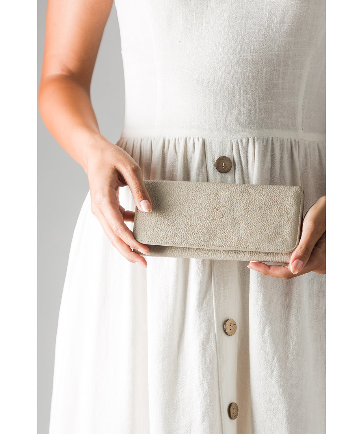 'Jorja' Fawn Leather Purse