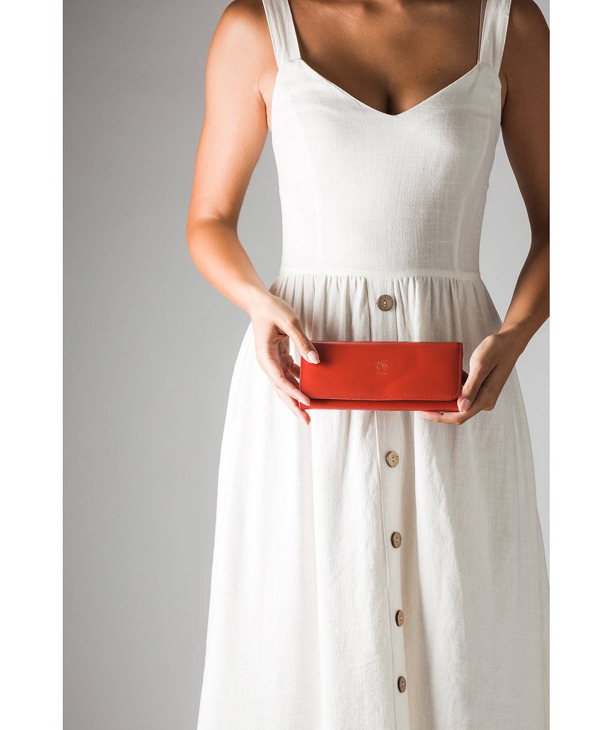 'Jorja' Ginger Leather Purse