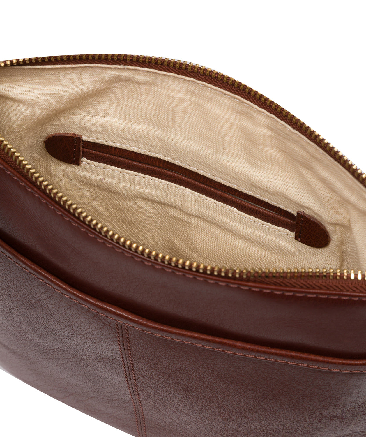 'Rose' Conker Brown Leather Cross Body Bag