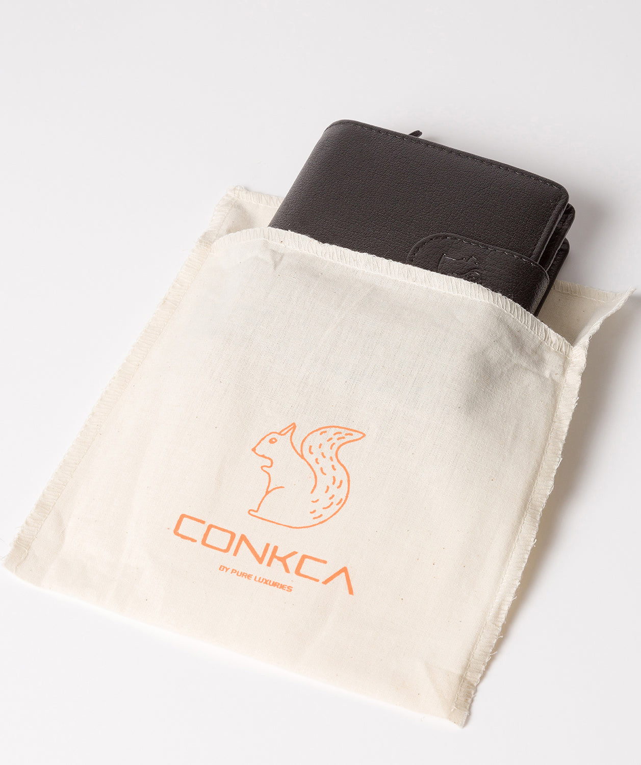 'Azaria' Black Bi-Fold Leather Purse image 5