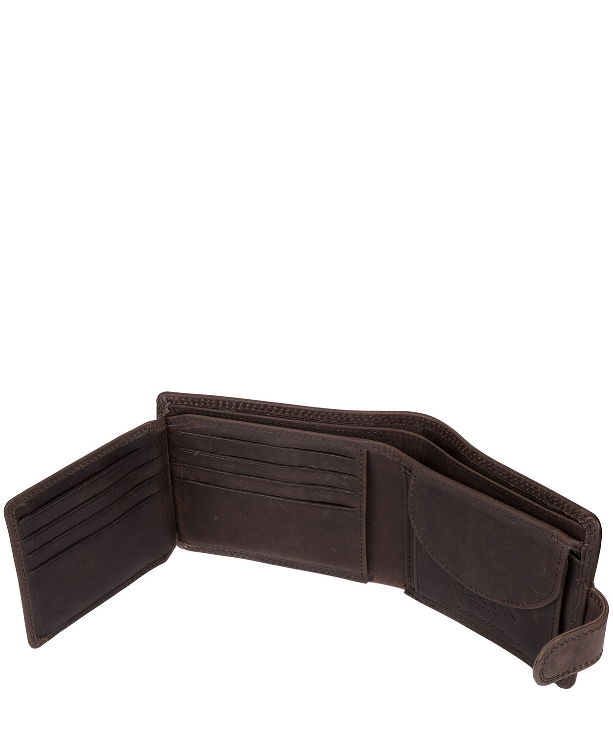 'Jude' Antique Black Handcrafted Leather Wallet image 6