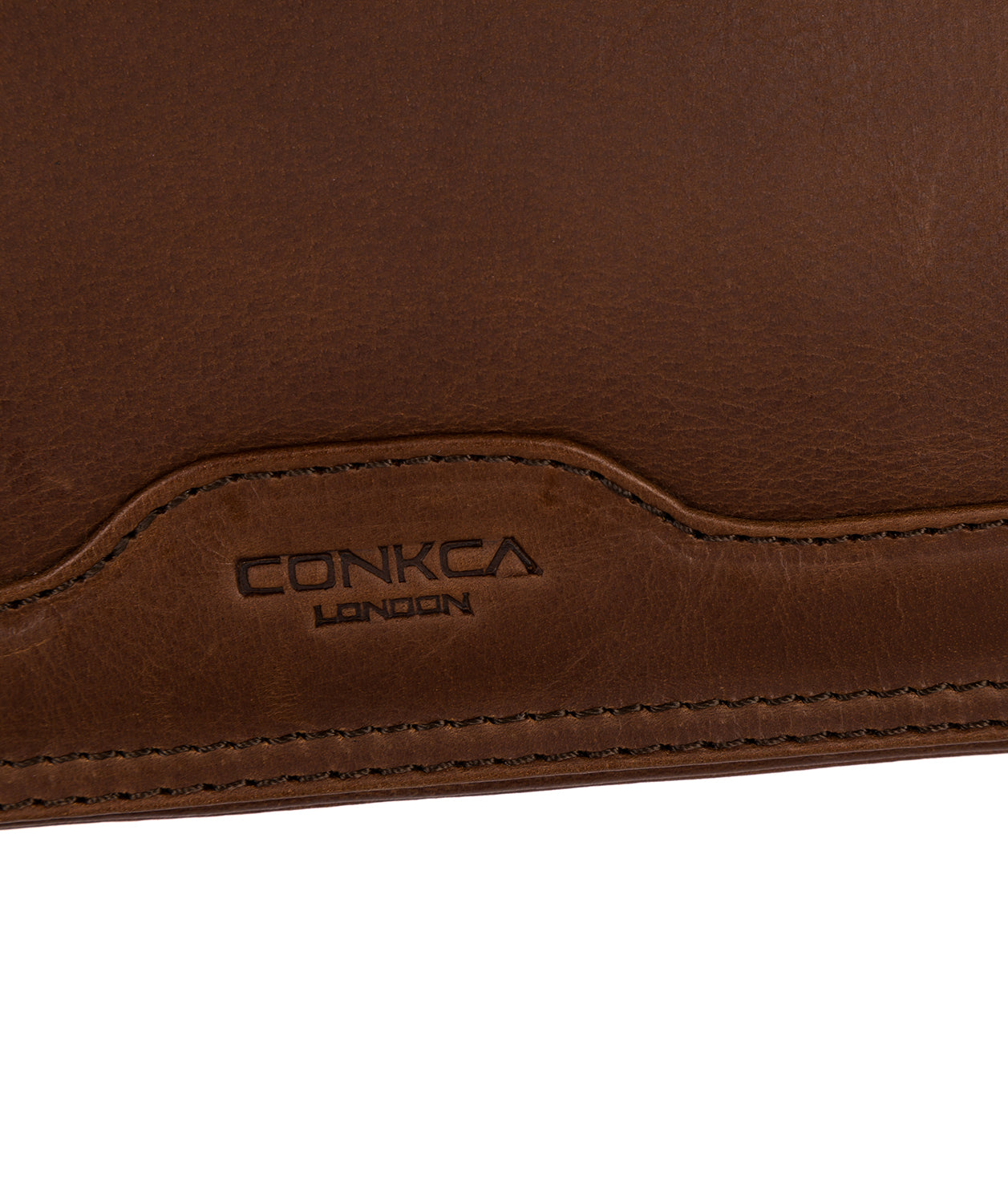 'Islington' Dark Brown Natural Cowhide Messenger Bag