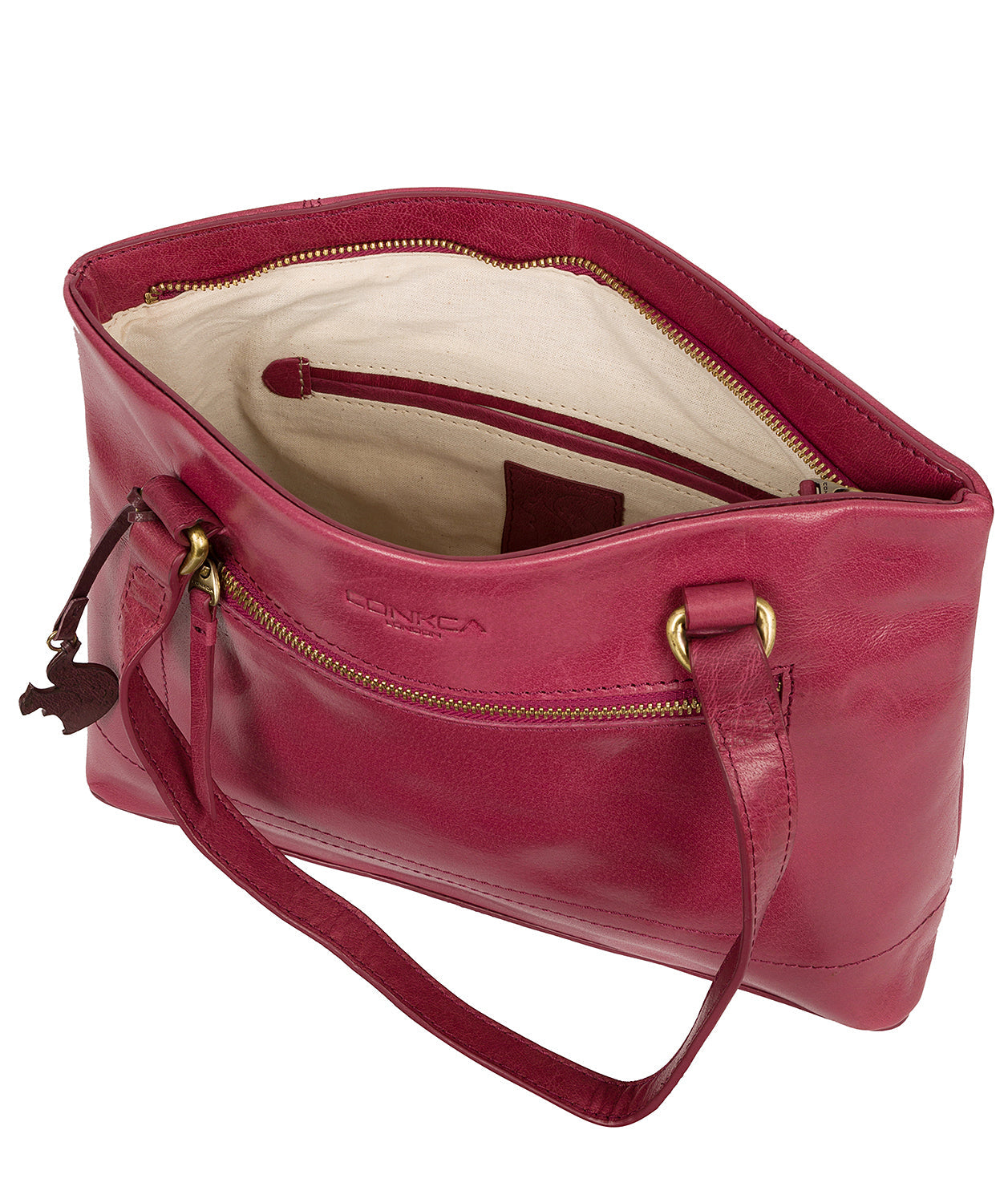 'Alice' Orchid Leather Handbag