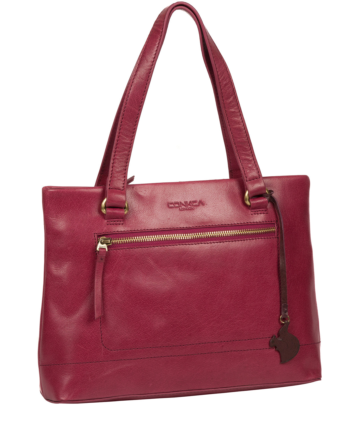 'Alice' Orchid Leather Handbag image 5