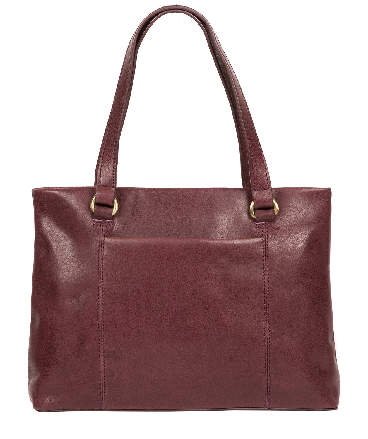 'Alice' Plum Leather Handbag image 3
