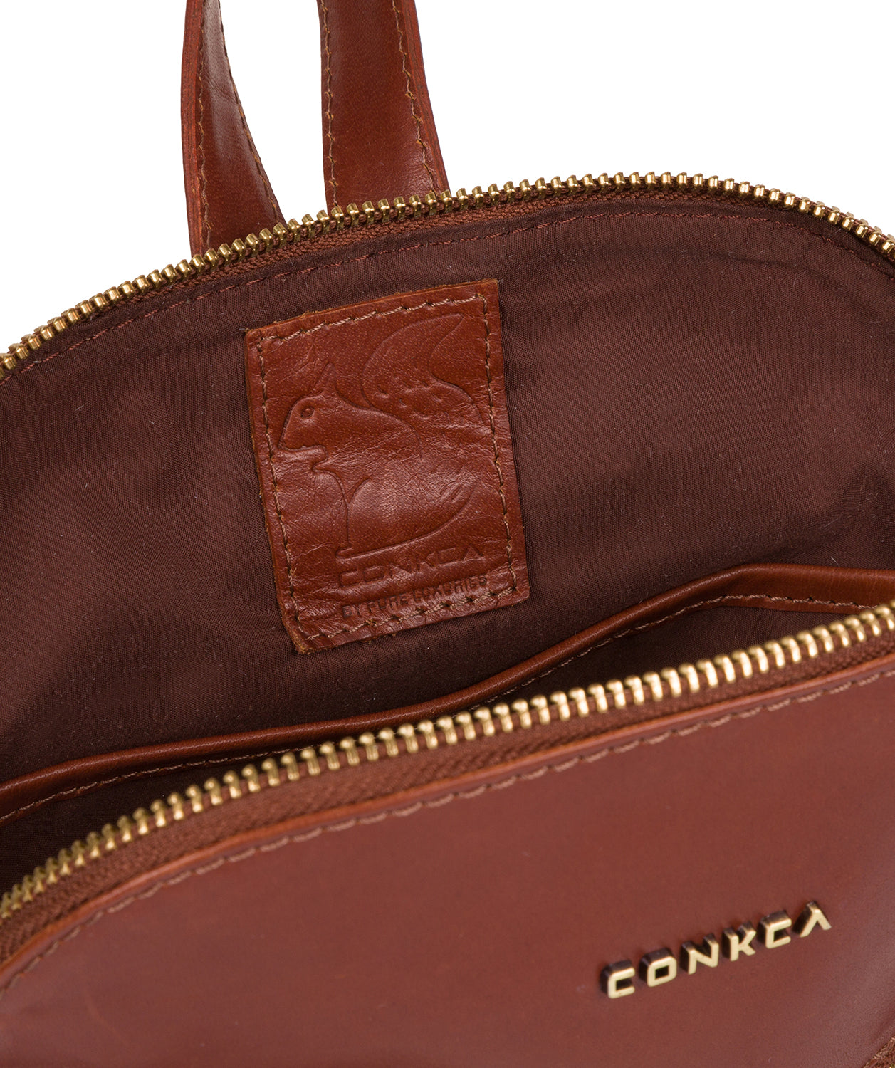 'Grove' Cognac Leather Backpack