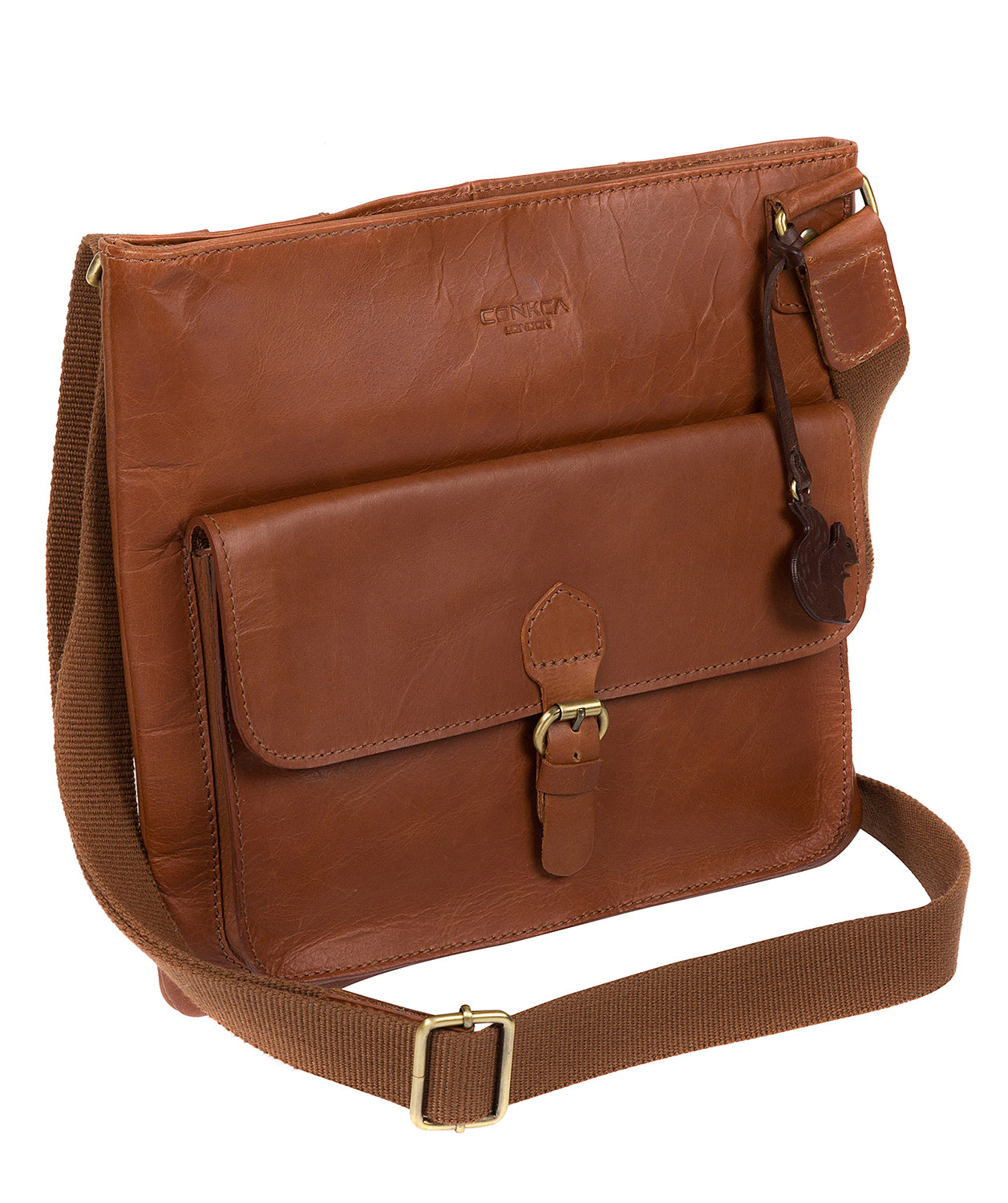 'Sudbury' Whiskey Handcrafted Leather Bag
