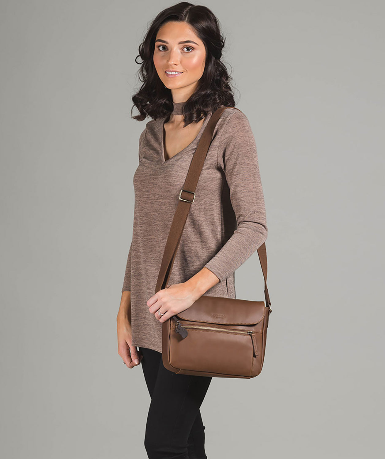 'Kite' Vintage Chestnut Handcrafted Leather Bag