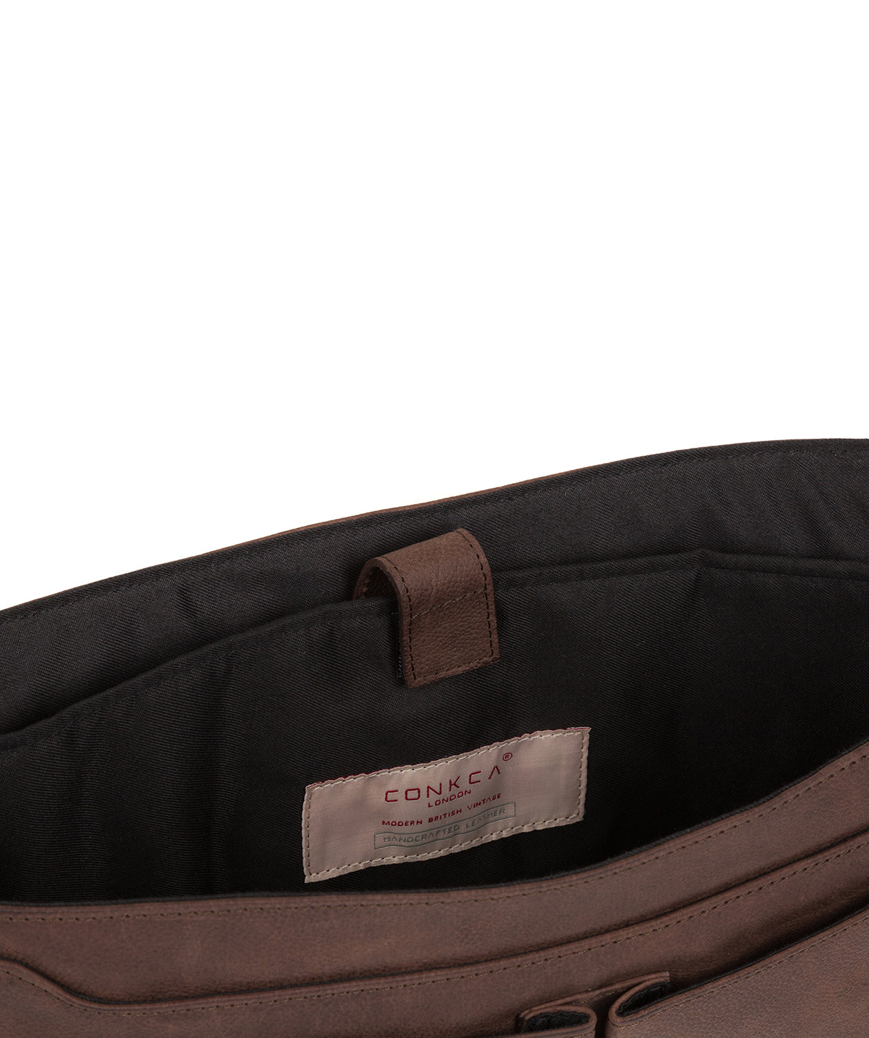 'Bennet' Vintage Brown Leather Work Bag