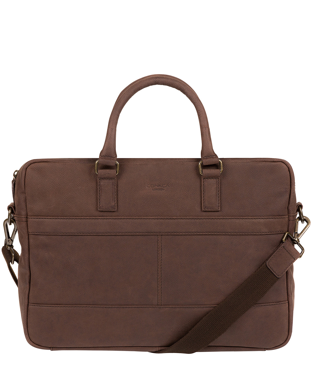 'Grafton' Vintage Brown Leather Workbag