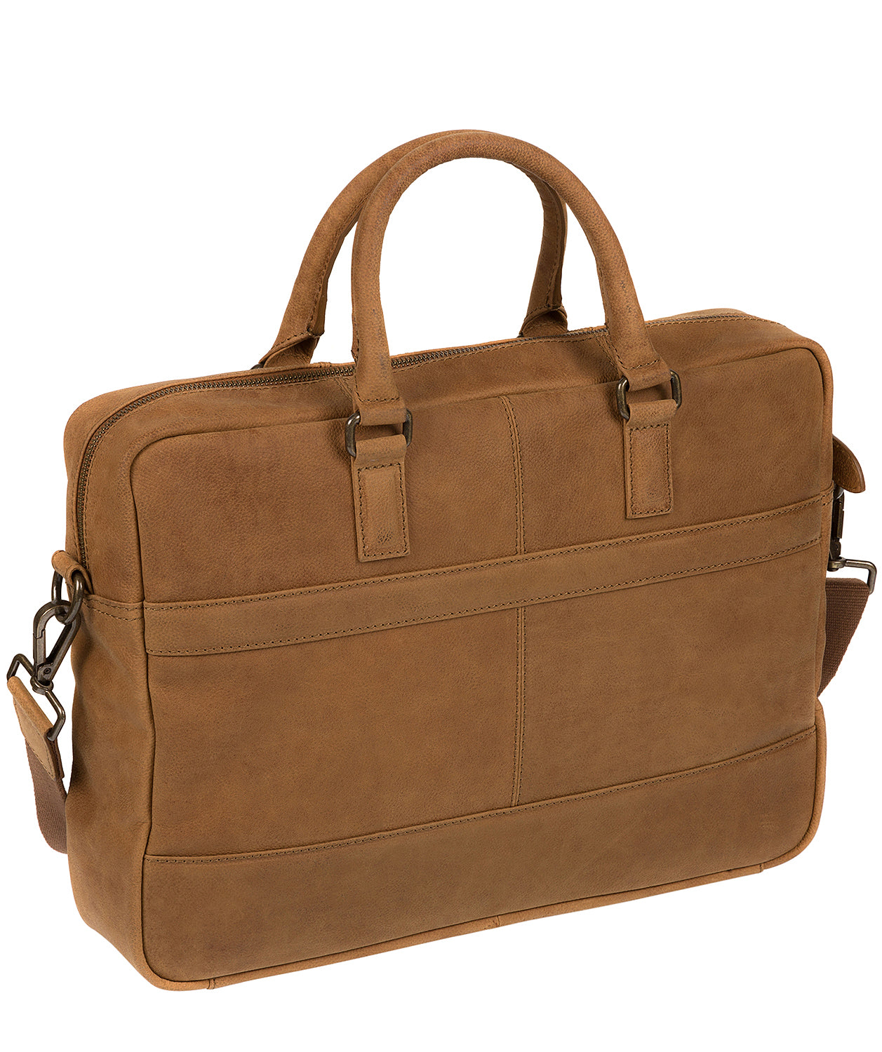 'Grafton' Vintage Chestnut Leather Workbag