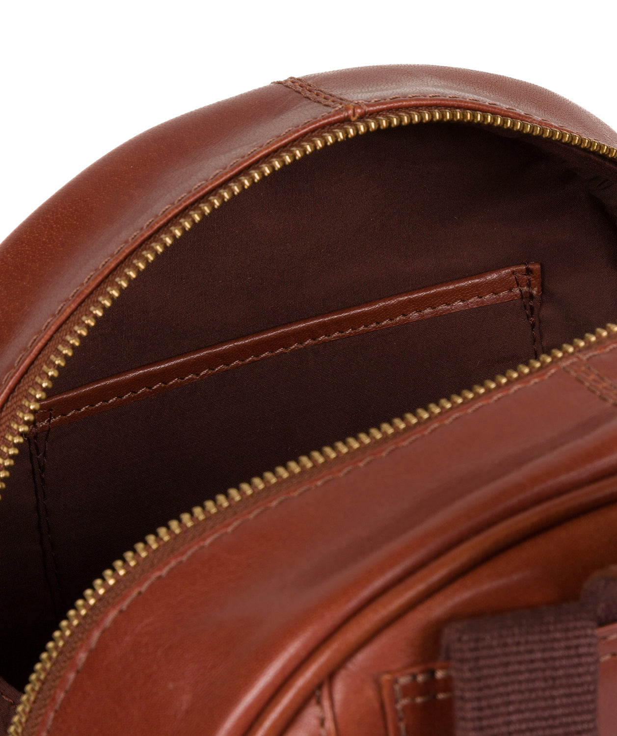 'Kir' Cognac Leather Backpack