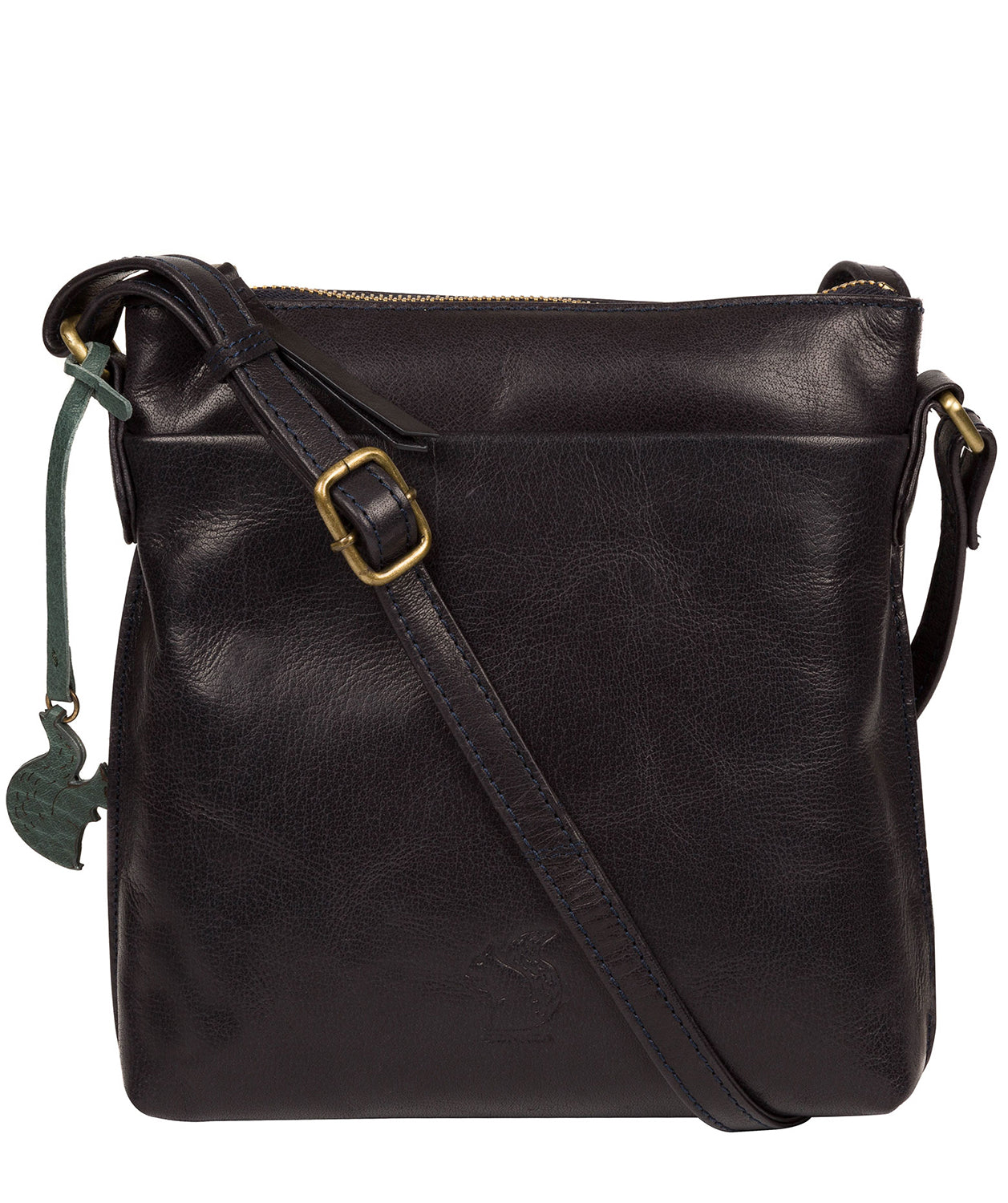 'Nikita' Navy Leather Cross Body Bag image 1