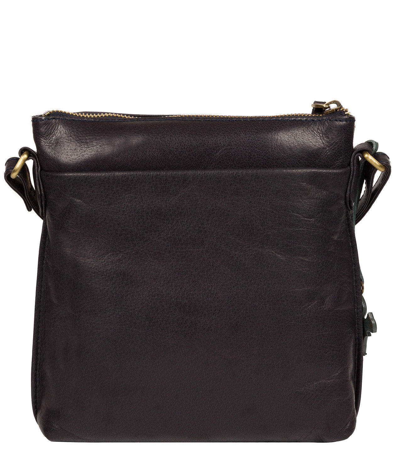 'Nikita' Navy Leather Cross Body Bag image 3