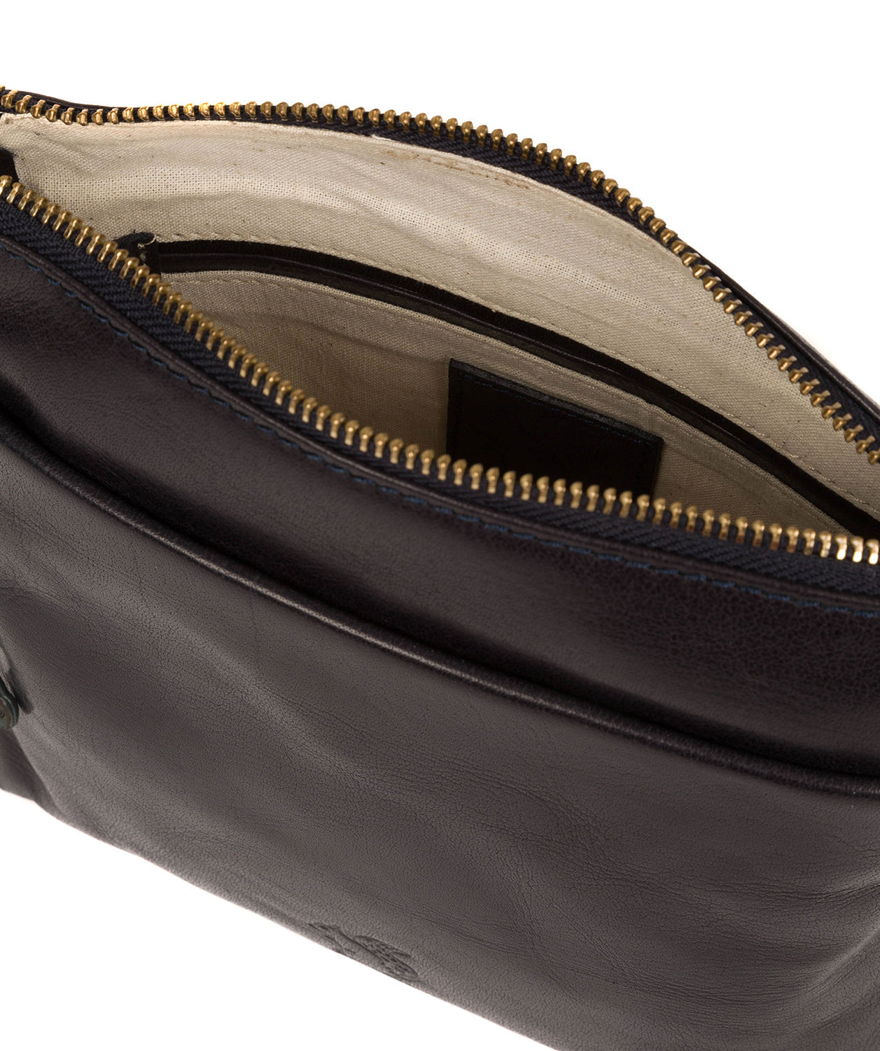 'Nikita' Navy Leather Cross Body Bag image 4