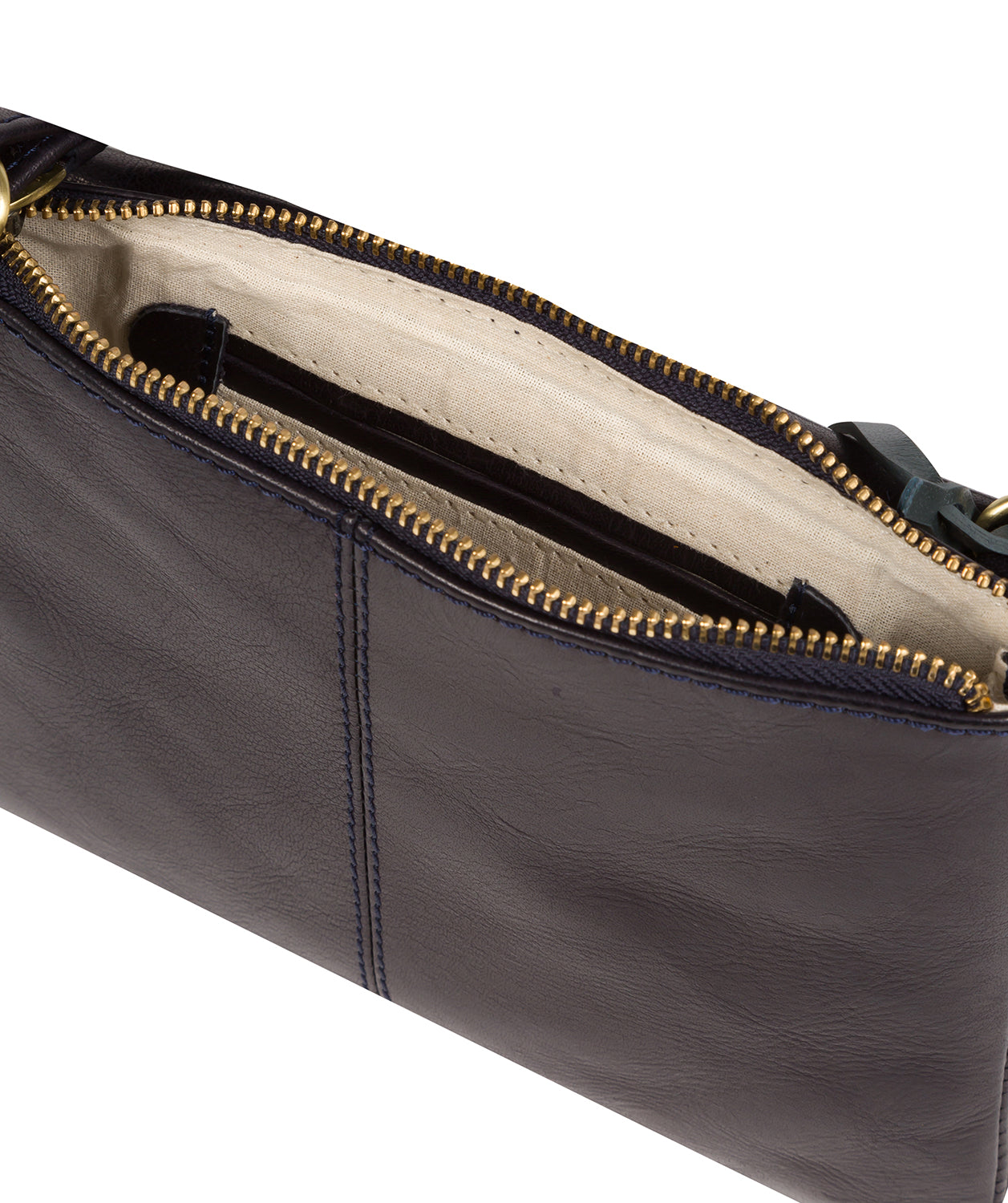 'Tillie' Navy Leather Cross Body Bag