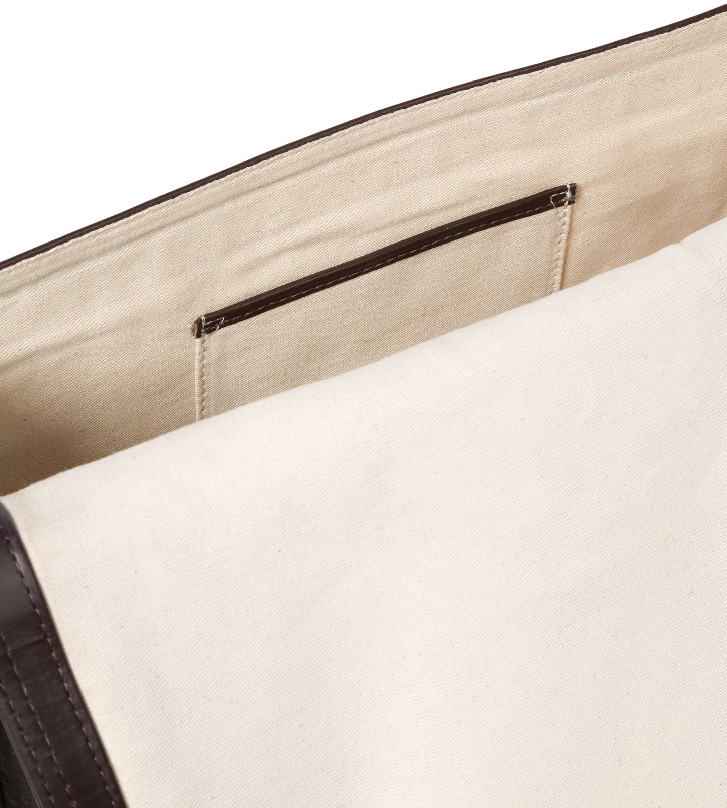 'Zico' Dark Brown Leather Messenger Bag