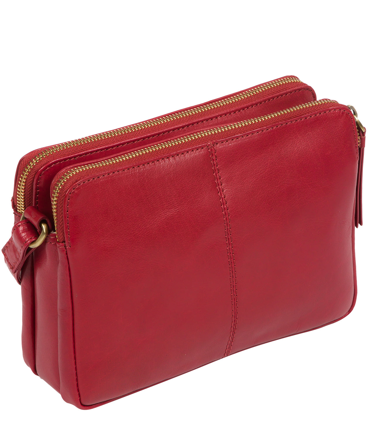 'Drew' Chilli Pepper Leather Cross Body Bag