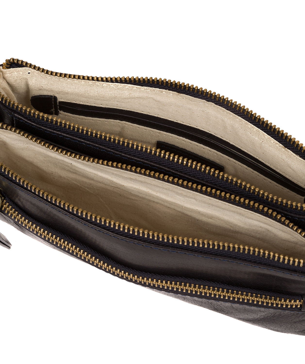 'Carrilo' Navy Leather Cross Body Bag image 4