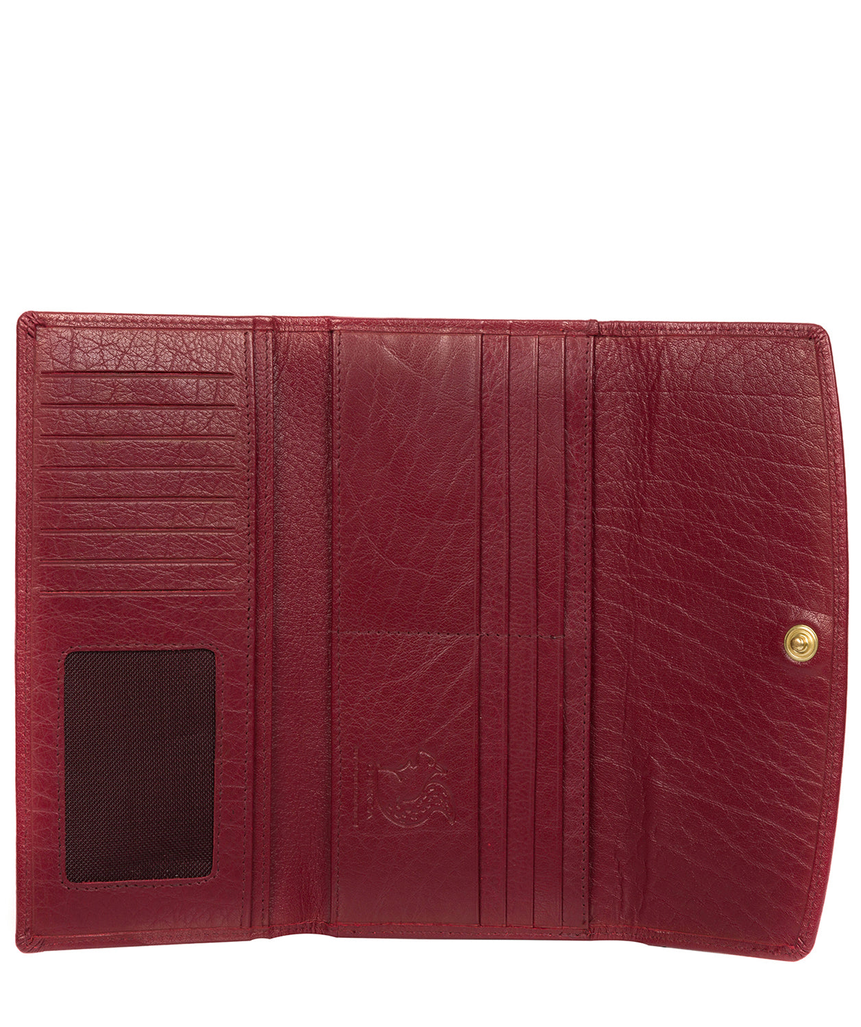 'Ollie' Deep Red Leather RFID Purse image 3