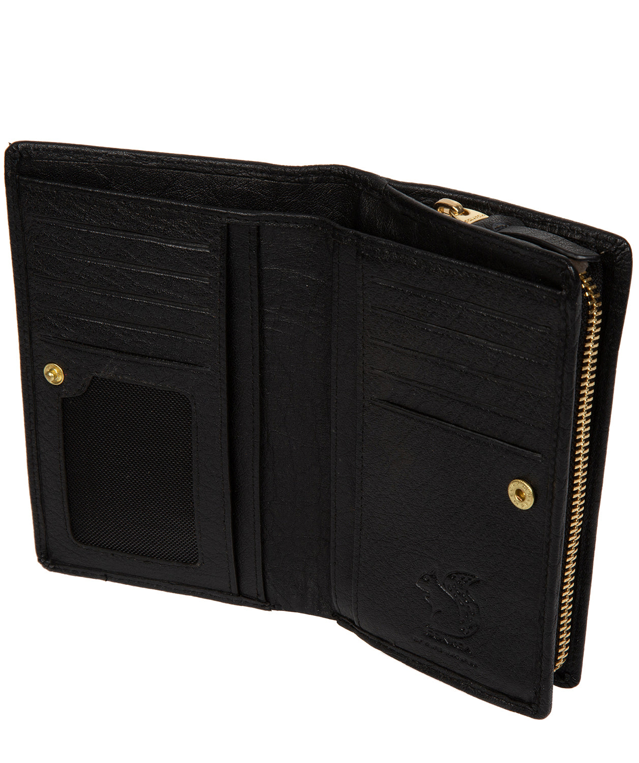 'Fran' Black Leather RFID Purse image 4