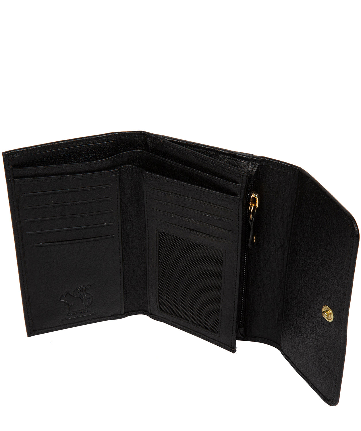 'Colleen' Black Leather RFID Purse