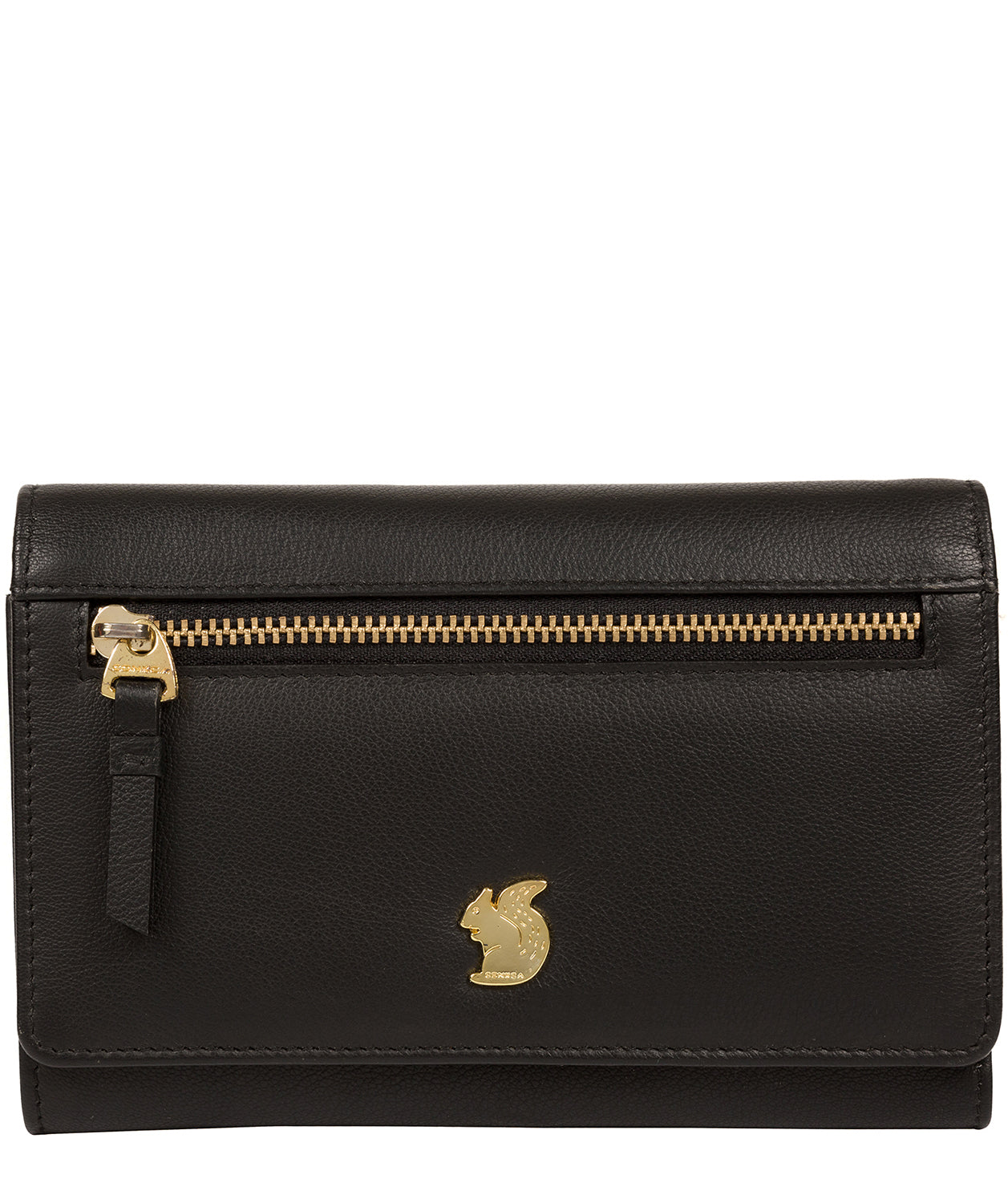 'Carey' Black Leather Purse image 1
