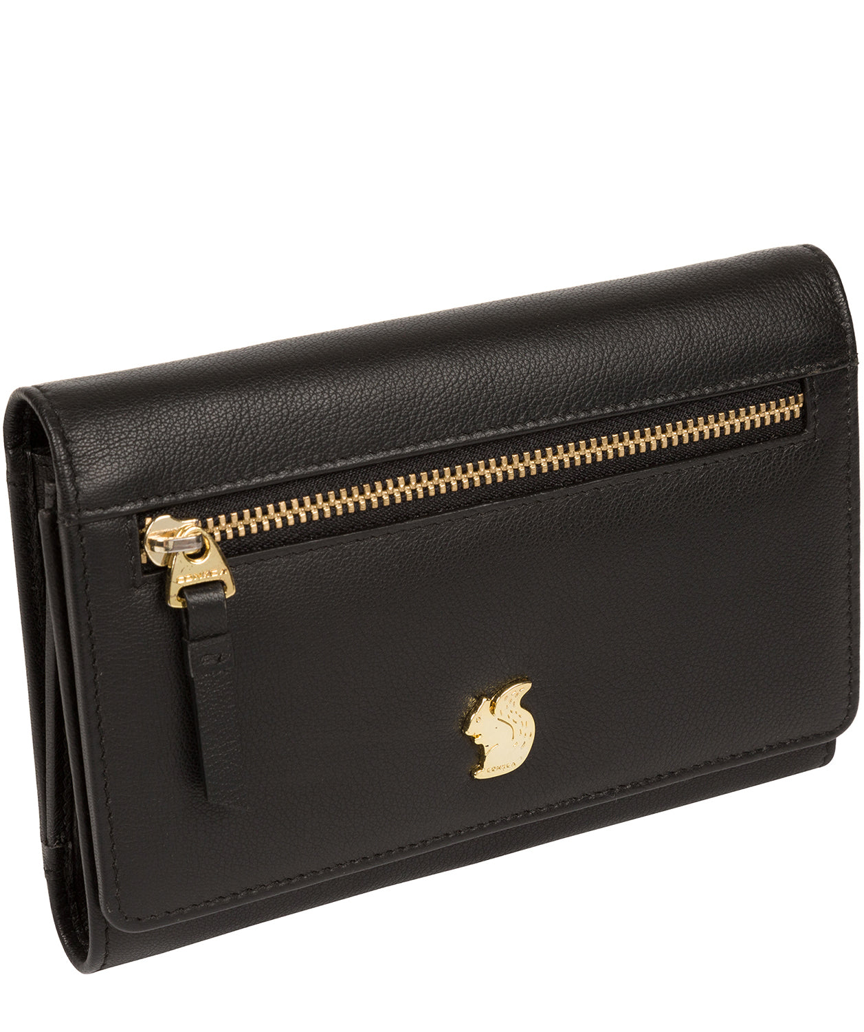 'Carey' Black Leather Purse image 6