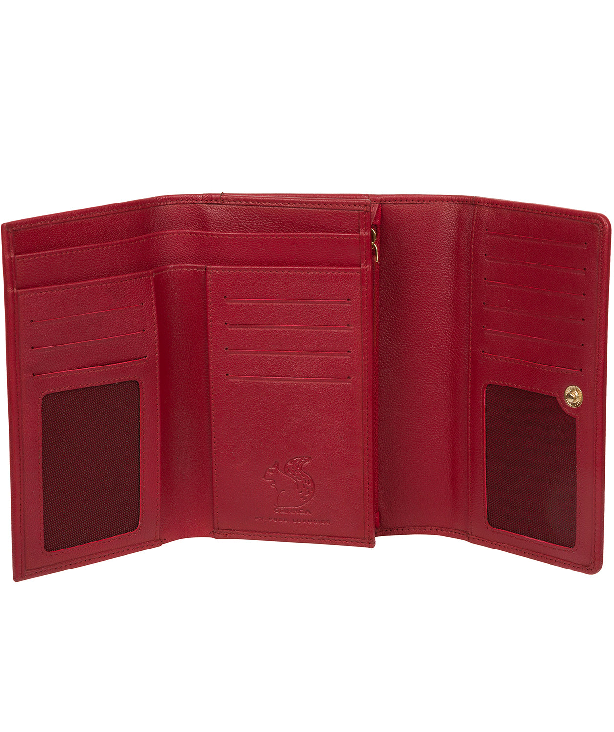 'Carey' Red Leather Purse Pure Luxuries London
