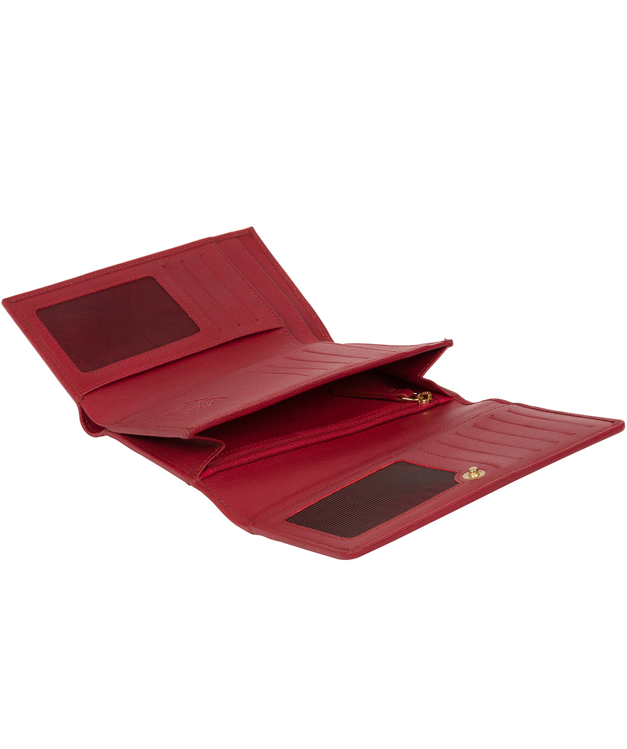 'Carey' Red Leather Purse Pure Luxuries London