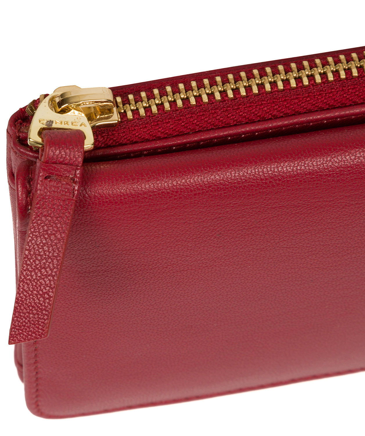 'Mavor' Red Leather Purse image 7
