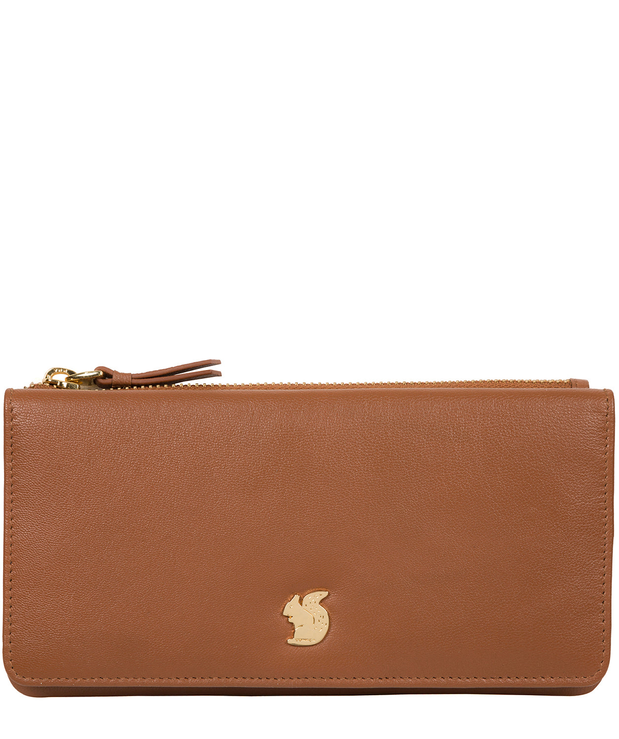 'Mavor' Tan Leather Purse image 1