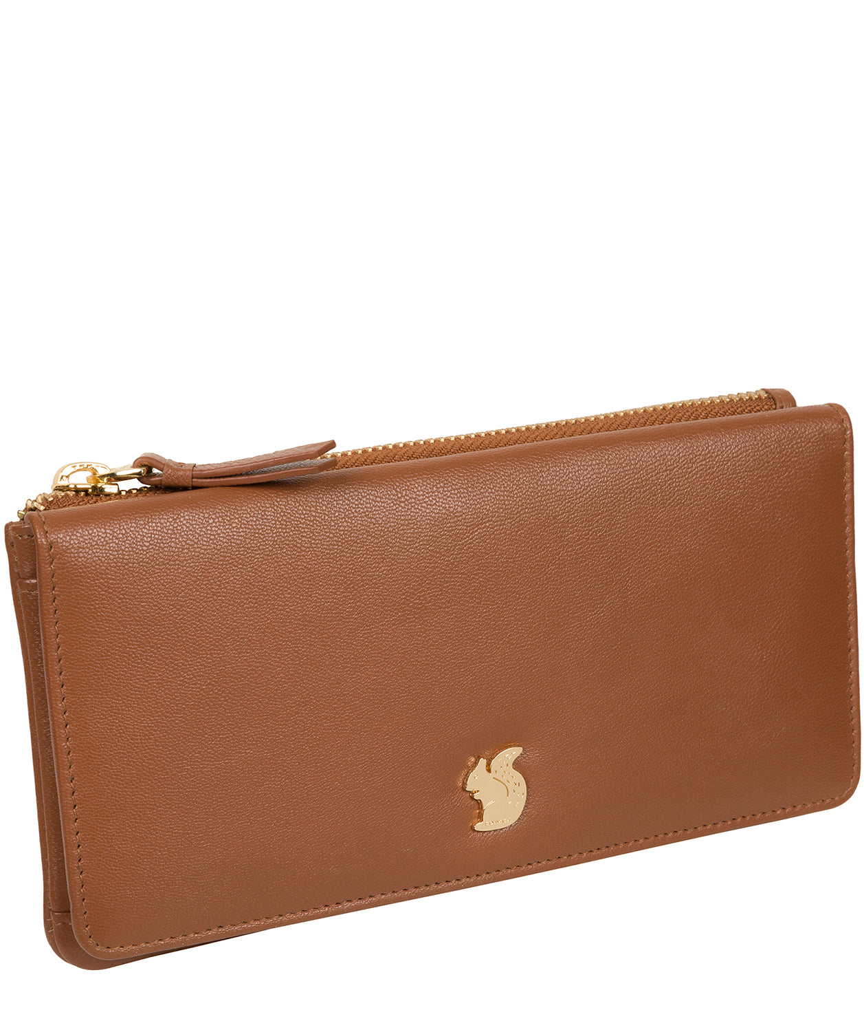 'Mavor' Tan Leather Purse image 3