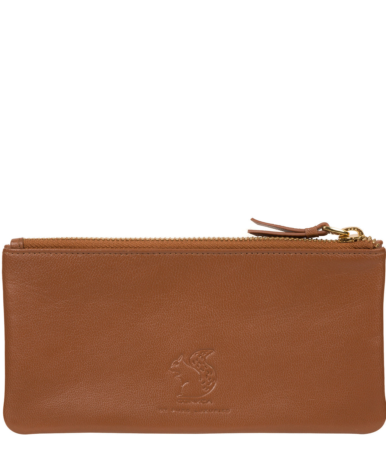 'Mavor' Tan Leather Purse image 6