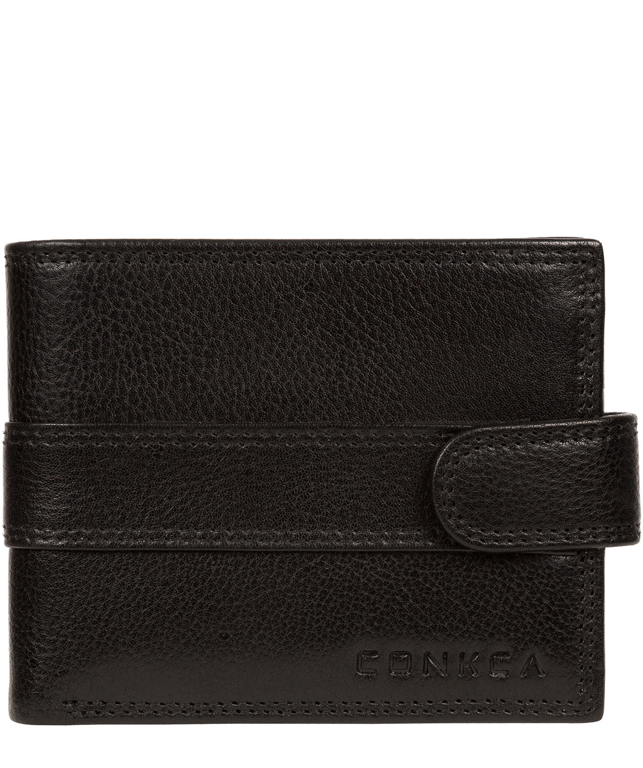 'Hardy' Black Leather Wallet Pure Luxuries London