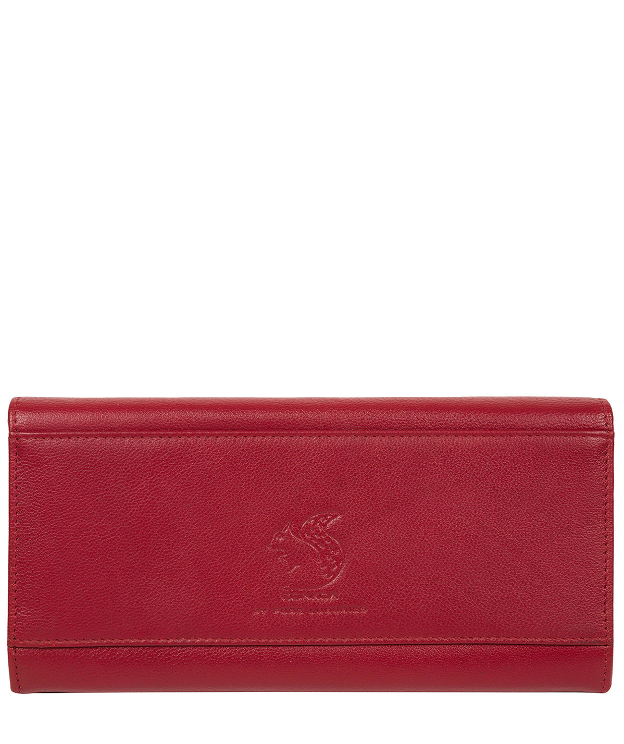 'Smith' Red Leather Purse Pure Luxuries London