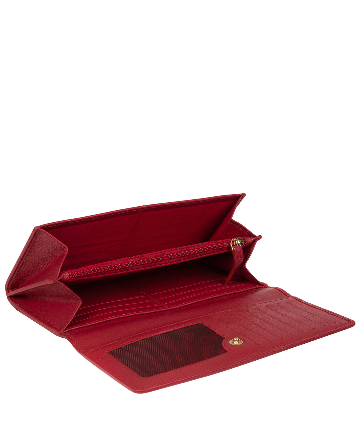 'Smith' Red Leather Purse Pure Luxuries London