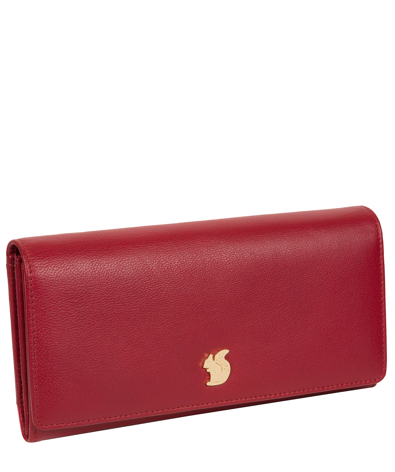 'Smith' Red Leather Purse Pure Luxuries London
