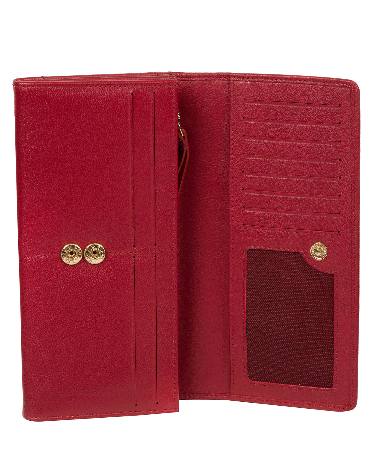'Smith' Red Leather Purse Pure Luxuries London