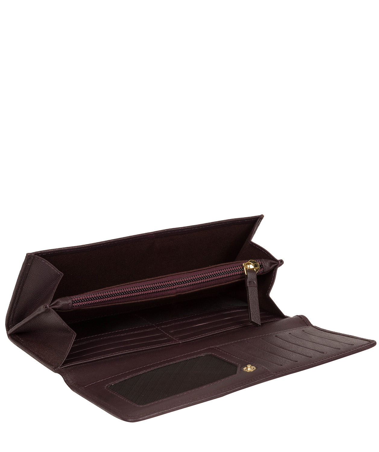 'Weisz' Plum Leather Purse image 4