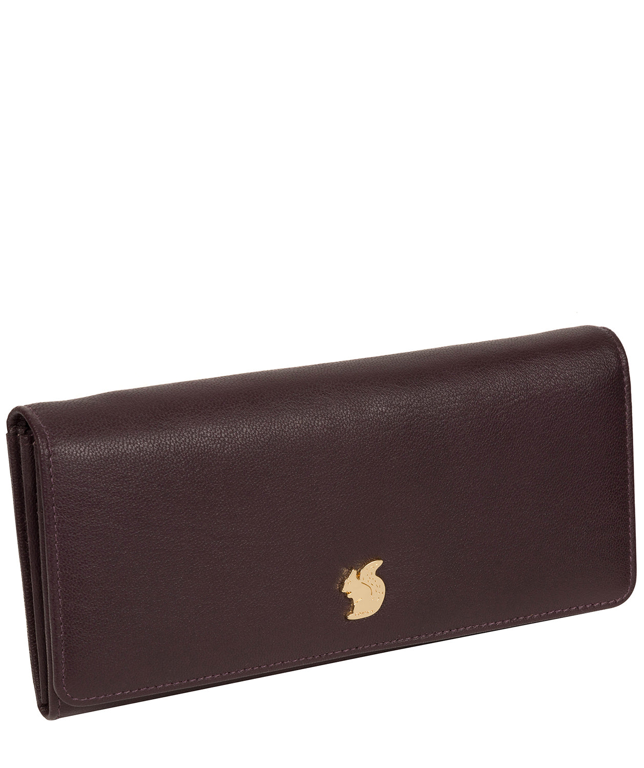 'Weisz' Plum Leather Purse image 5