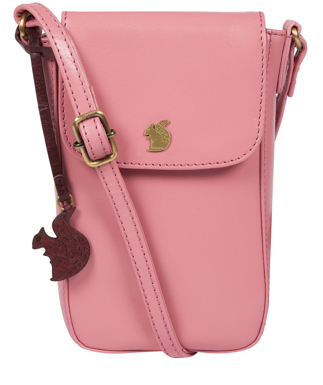 'Buzz' Blush Leather Small Cross Body Bag