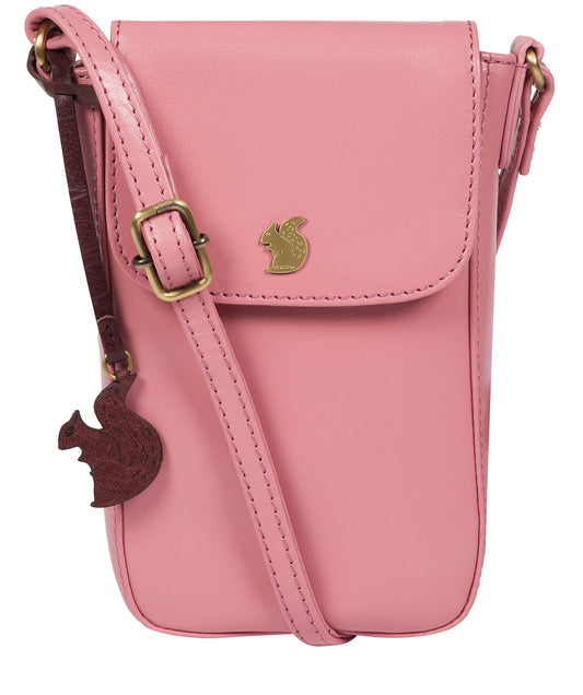 'Buzz' Blush Leather Small Cross Body Bag