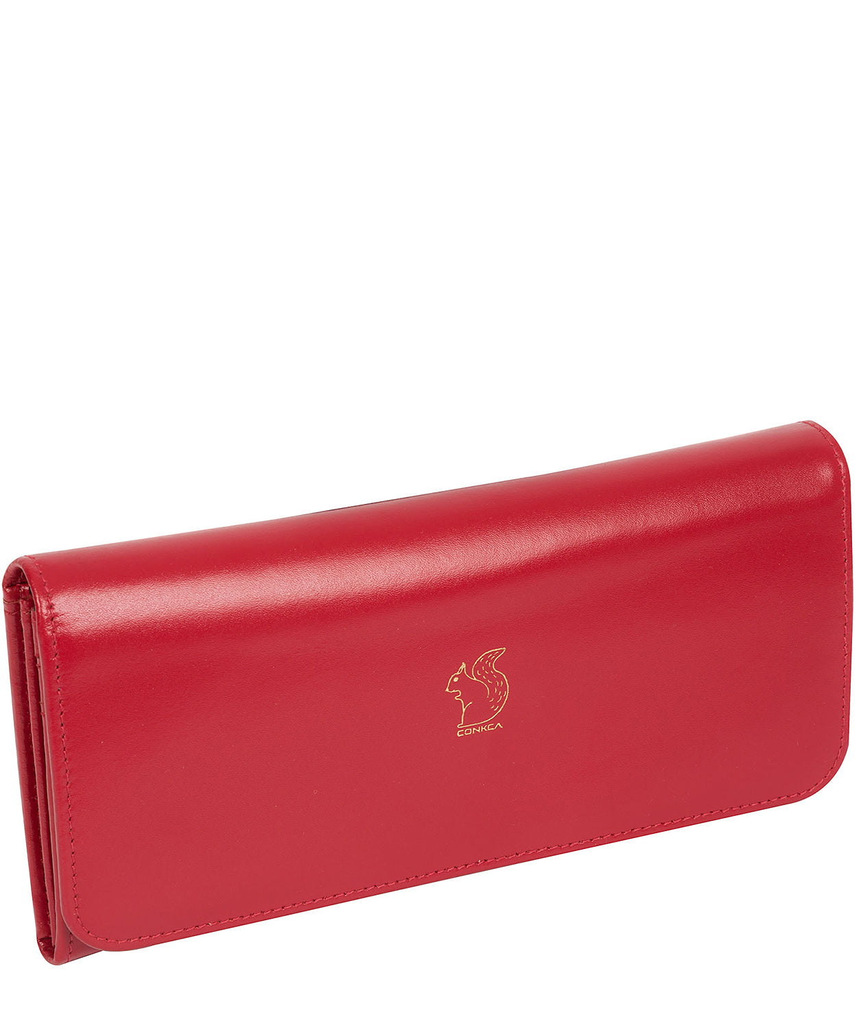 'Jorja' Cherry Leather Purse
