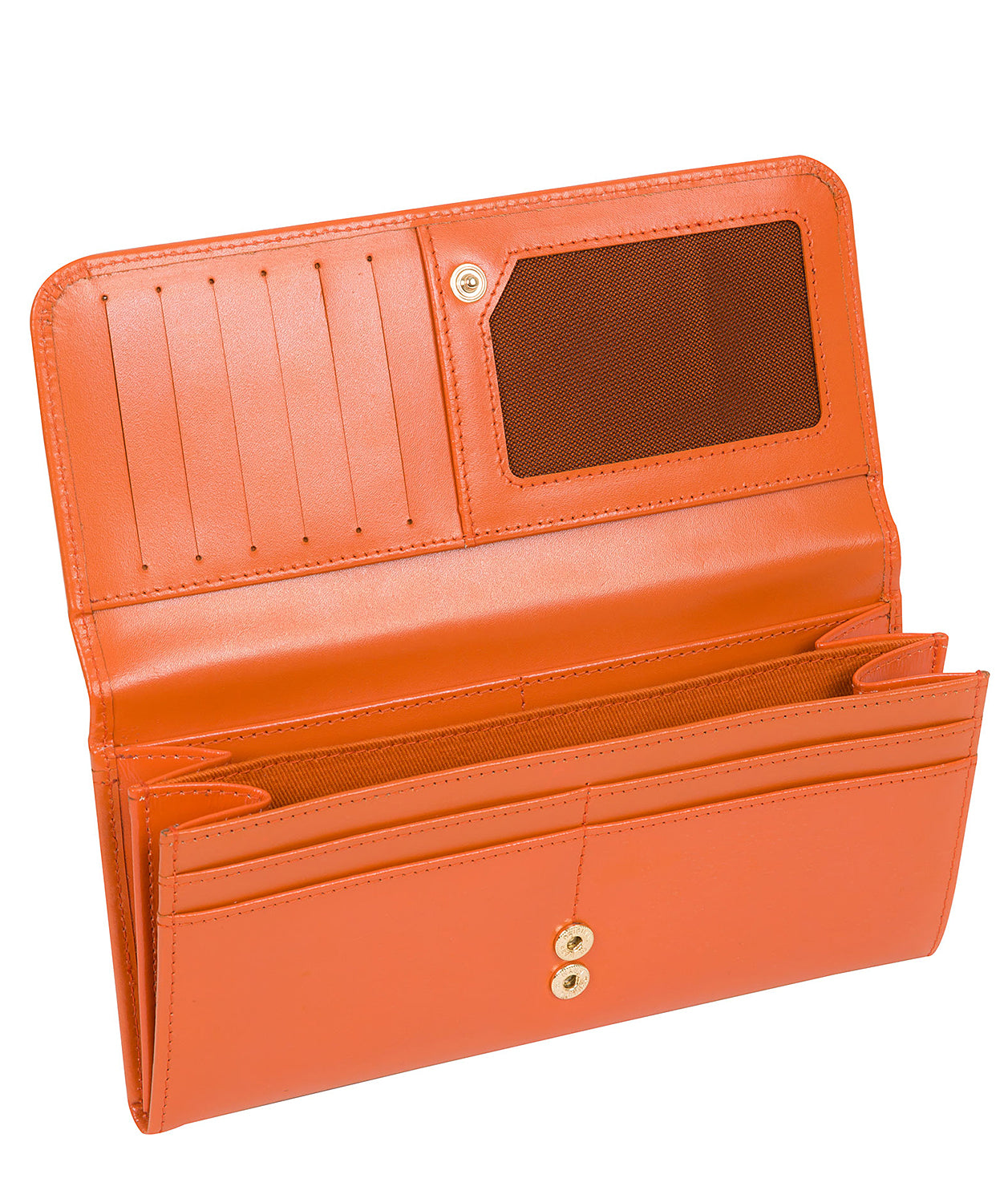 'Jorja' Orange Leather Purse