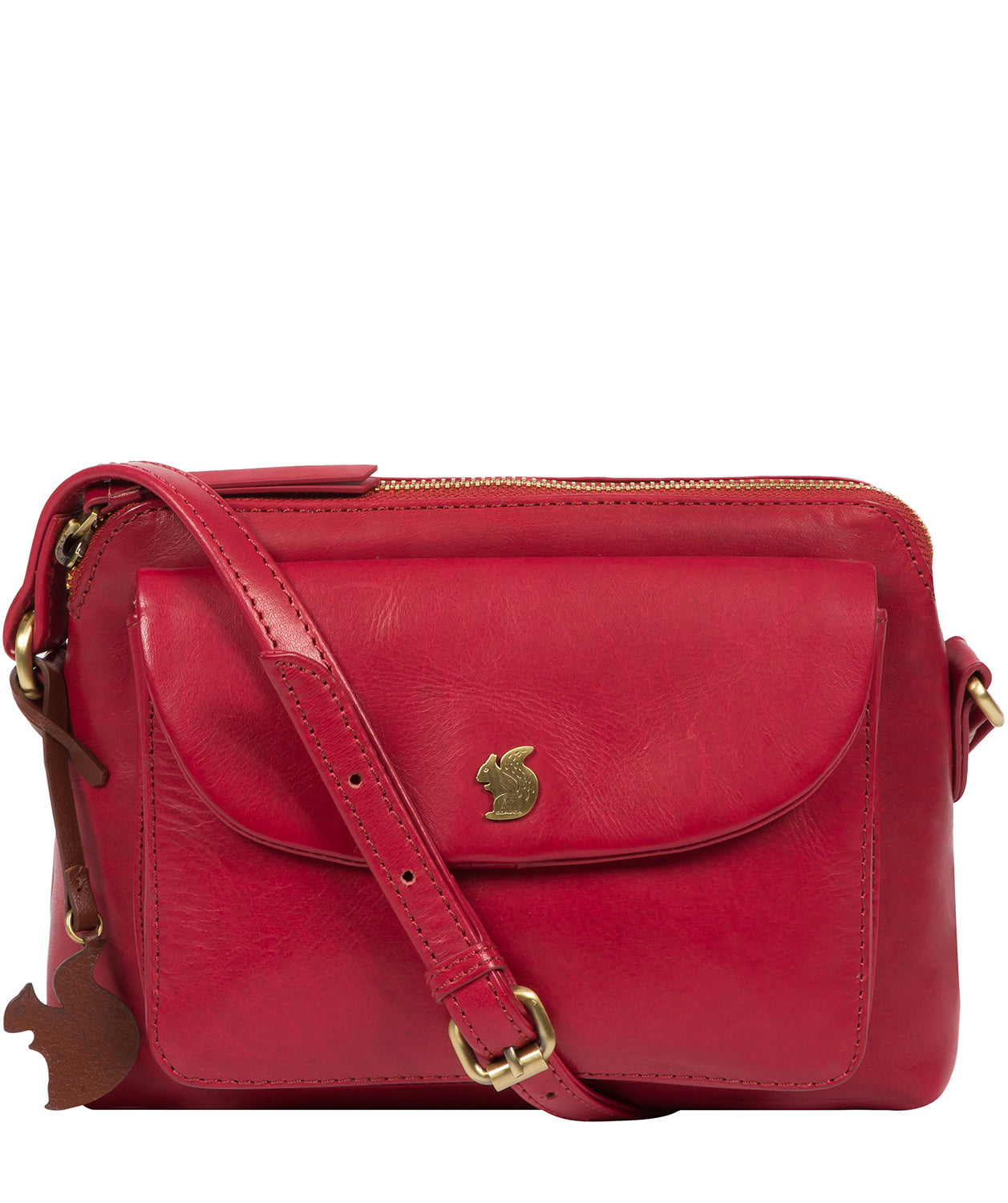 'Dainty' Chilli Pepper Leather Cross Body Bag