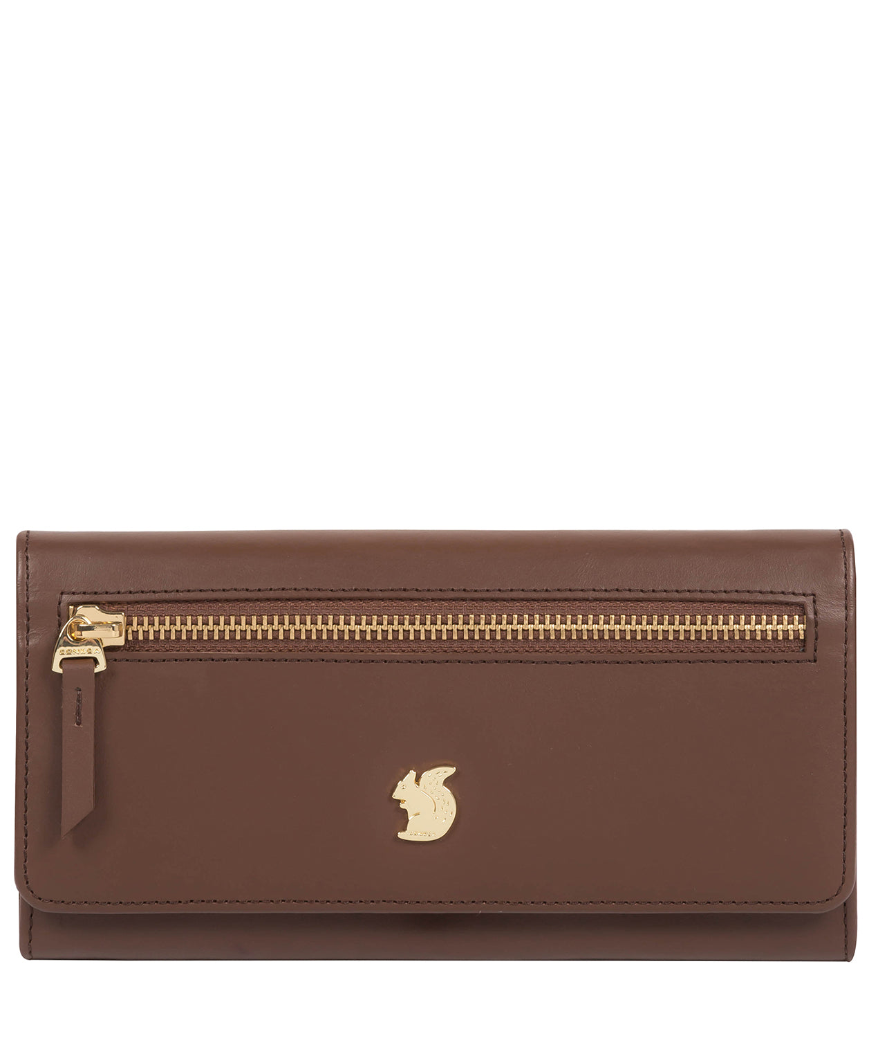 'Honey' Ombré Chestnut Leather Bi-Fold Purse